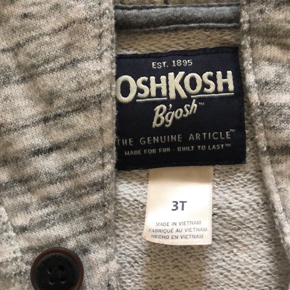 🛍 SALE 🛍OshKosh B’Gosh toddler boys 3T Sweater - Picture 2 of 4
